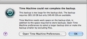 could not unmount disk external hard drive time machine